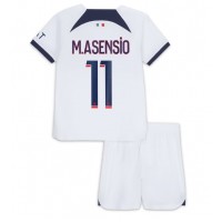 Paris Saint-Germain Marco Asensio #11 Bortedraktsett Barn 2023-24 Kortermet (+ Korte bukser)
